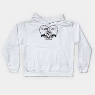 Mama Tried Guns and Rose Outlaw Kids Hoodie